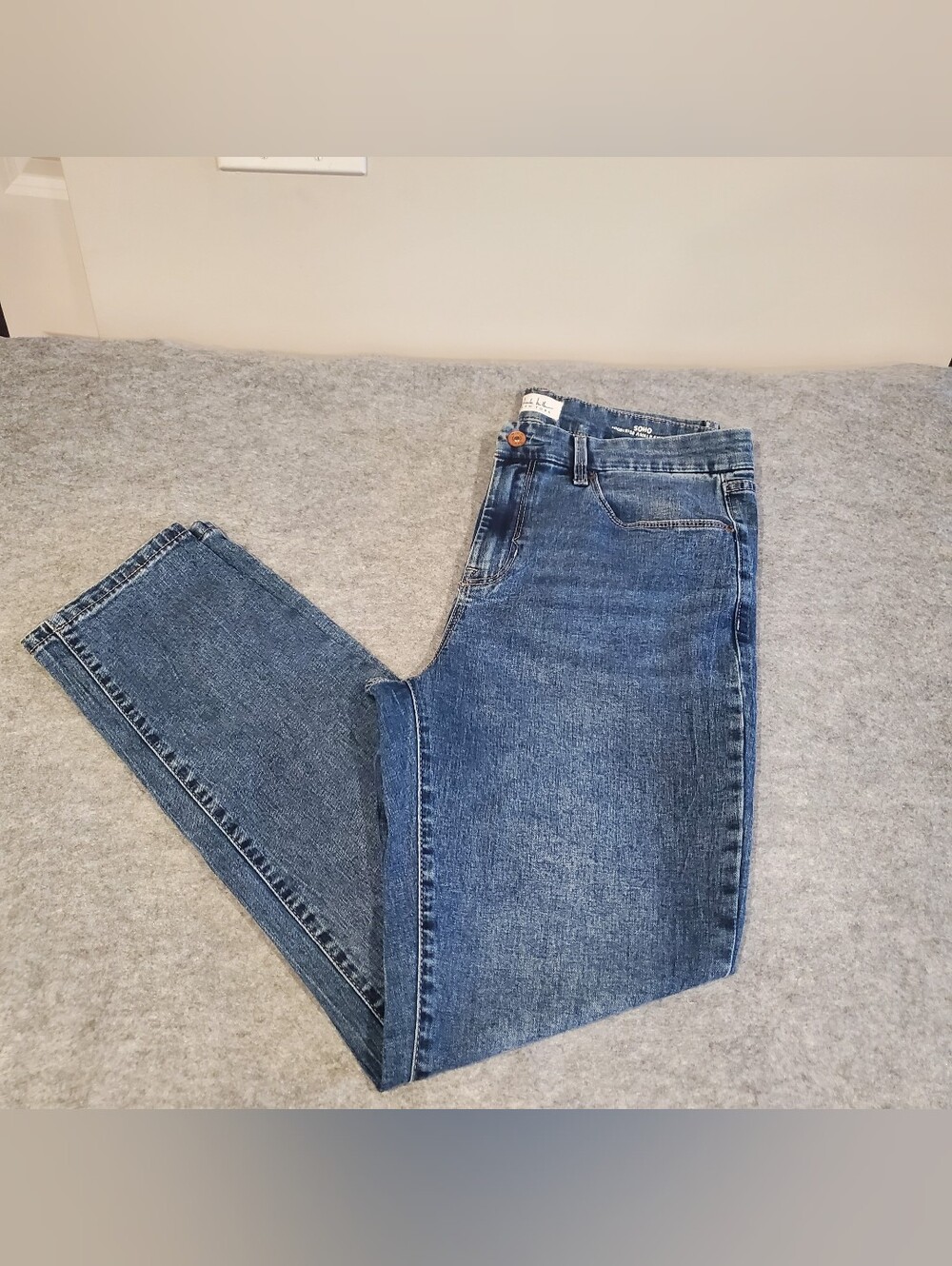 Nicole Miller Soho High Rise Ankle Skinny Blue Jeans Strechy Size 8